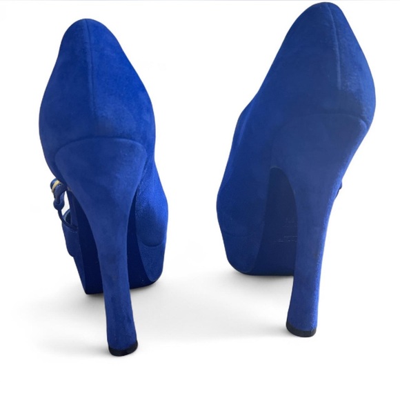 YSL suede platform heels - Picture 5 of 8